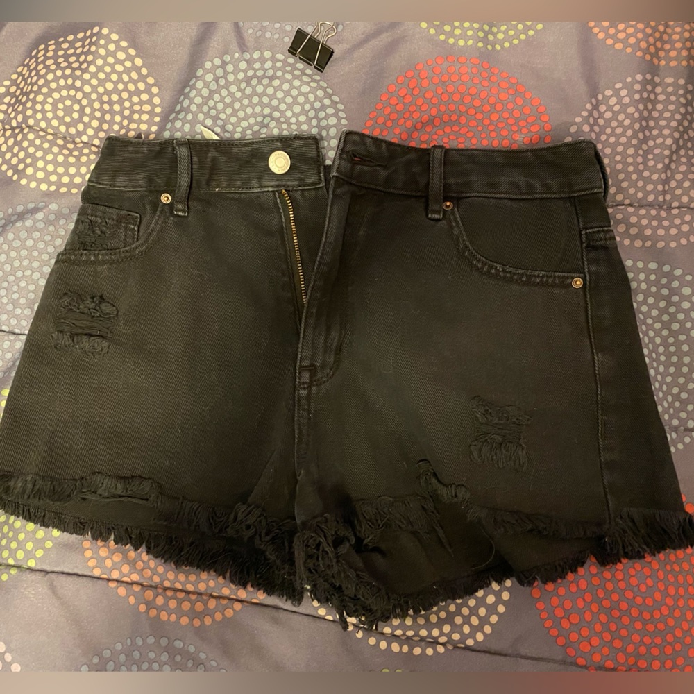 Pacsun black high rise shorts